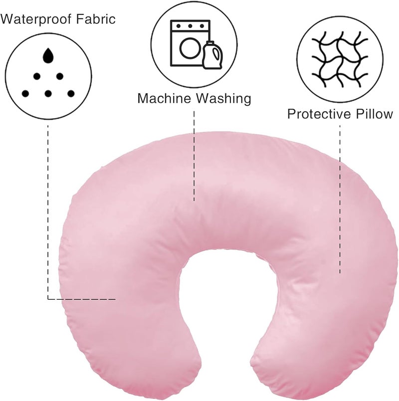 Winmany Baby Waterproof Nursing Pillow Cover Newborn Breastfeeding Pillowcase Soft Replaceable Slipcover for Boys and Girls - Image 3